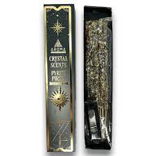 Incenso Aum com Cristal Pirite