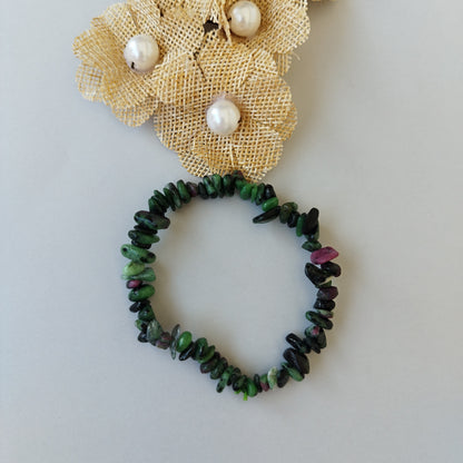 Pulseira Chips Zoisita