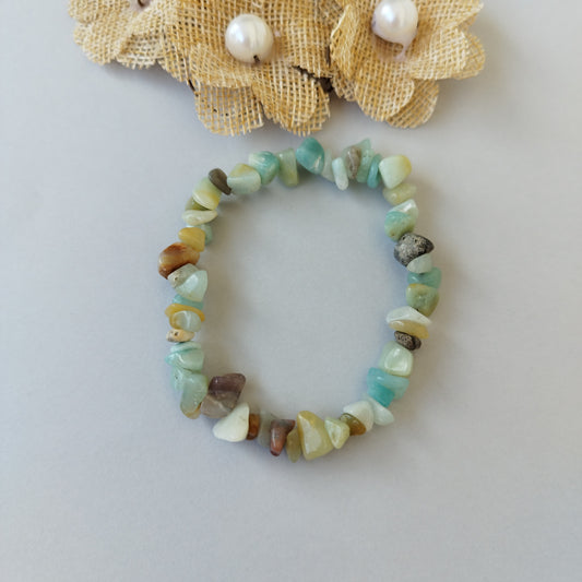 Pulseira Chips Amazonite